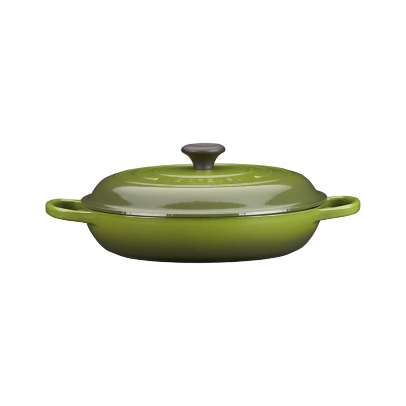 Le Creuset® Spinach Braiser with Lid. 3.5 qt.
