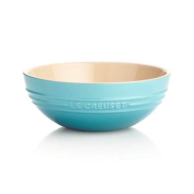 Le Creuset ® 1.7Qt. Caribbean Blue Ceramic Multi Bowl Crate and Barrel