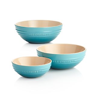 Le Creuset ® Caribbean Blue Ceramic Multi Bowls