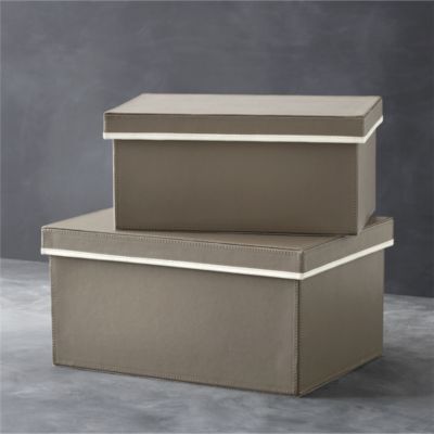 Set of 2 Tanner Storage Boxes