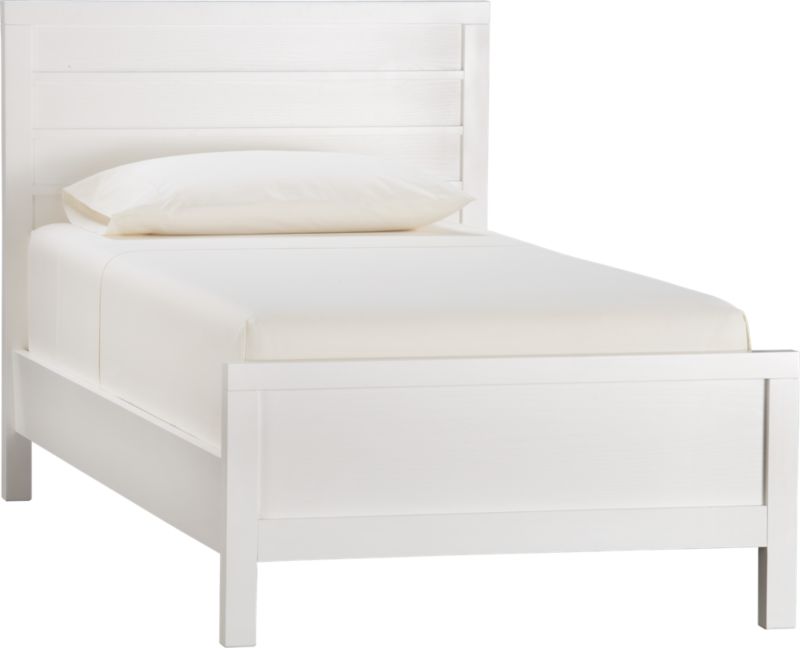 Ledge White Twin Bed