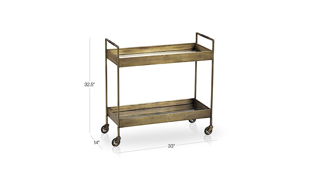Libations Bar Cart Crate and Barrel