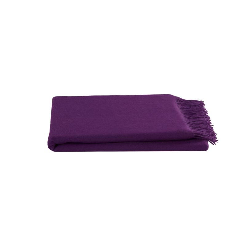 Lima Alpaca Amethyst Throw