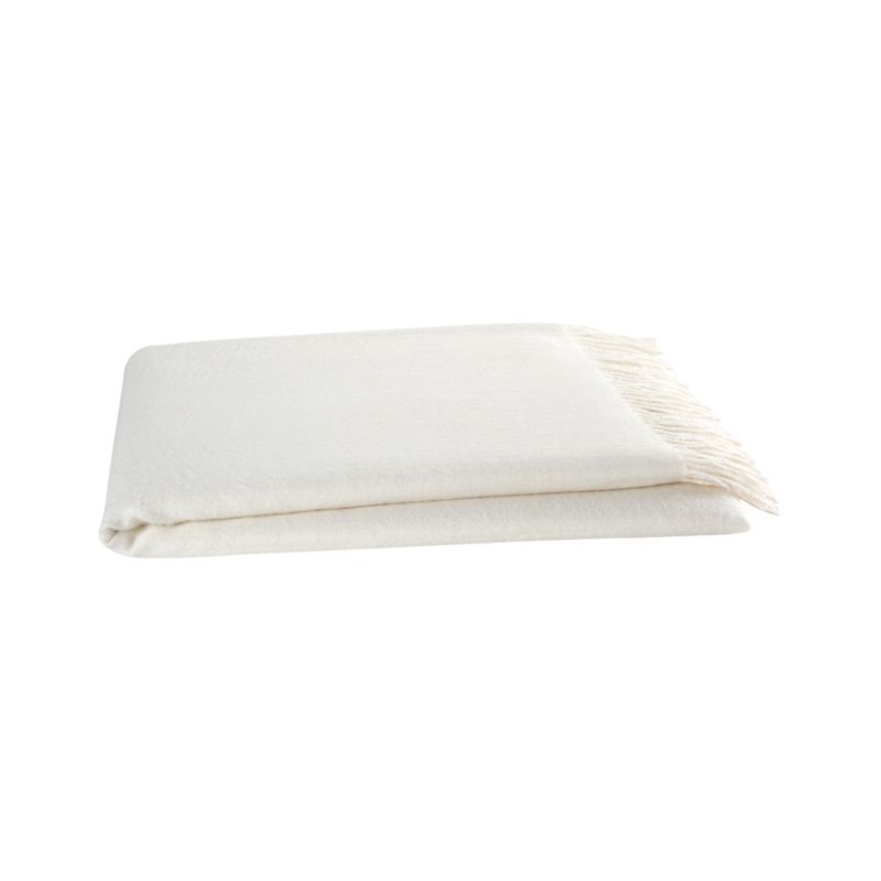 Lima Alpaca Ivory Throw