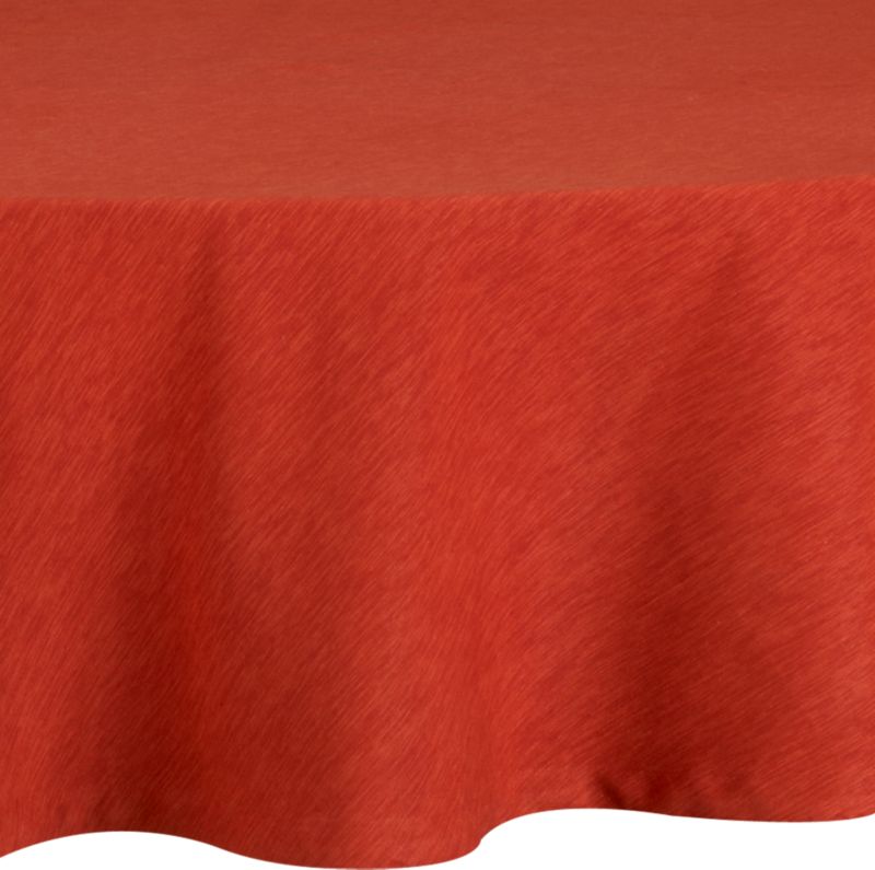 Chili Round Tablecloth.