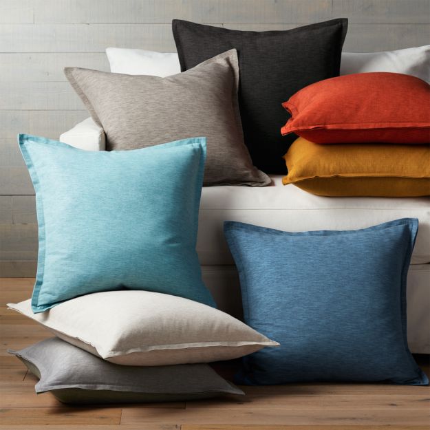 Linden Indigo Pillow Crate and Barrel