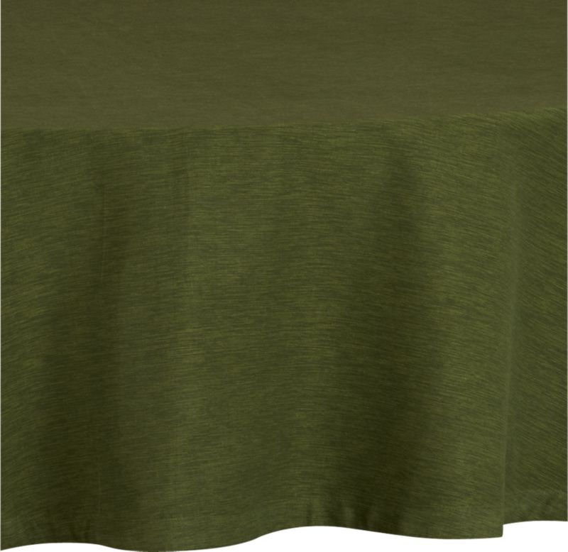 Linden Ivy 90" Round Tablecloth