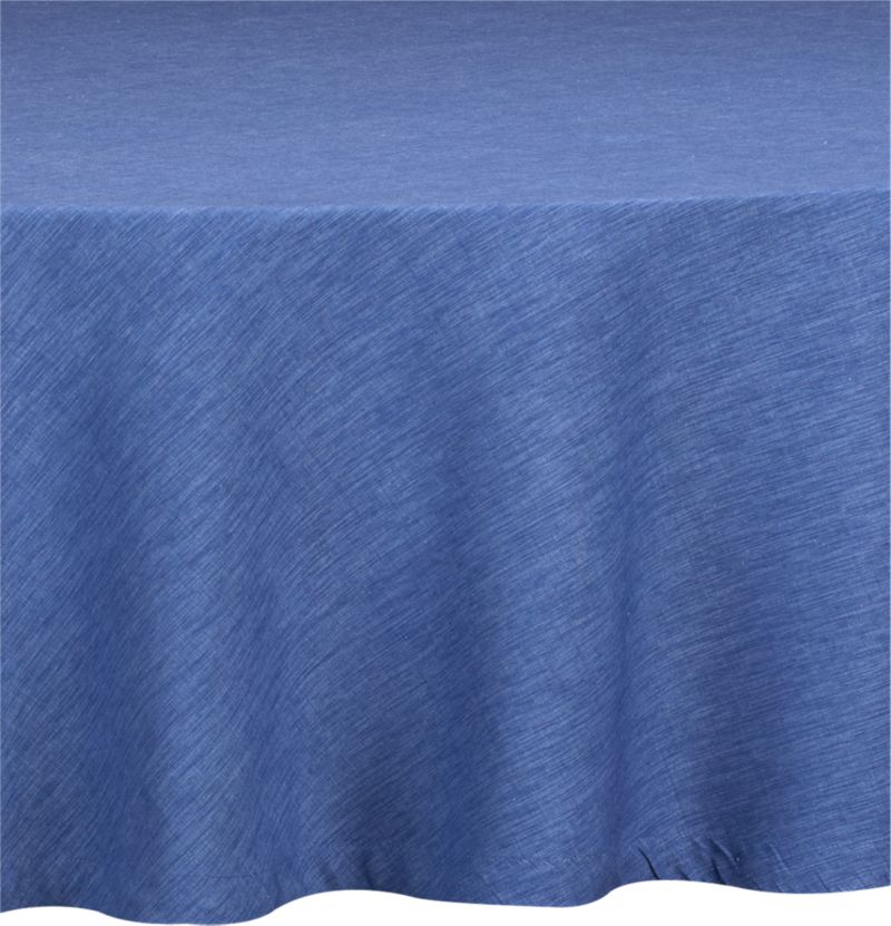 Linden Sky 90" Round Tablecloth