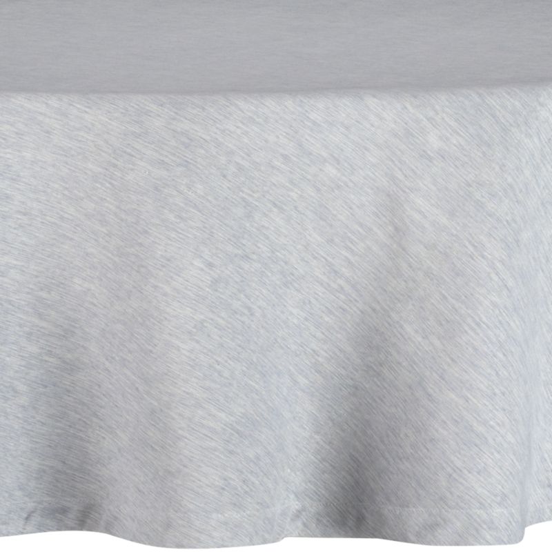 Linden Slate 90" Round Tablecloth