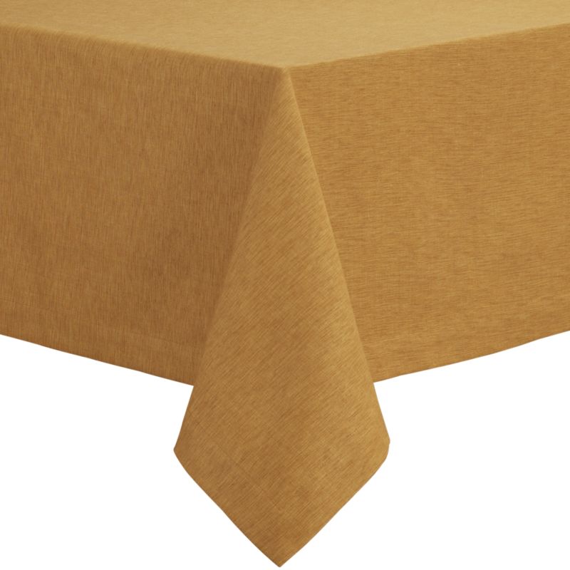 Linden Butterscotch 60"x90" Tablecloth