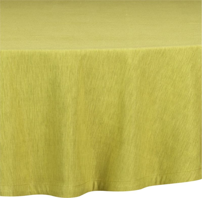 Linden Wasabi  90" Round Tablecloth