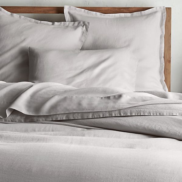 Similiar King Linen Keywords Lino Ii Light Grey Linen King Duvet Cover In Covers