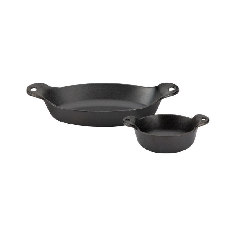 Lodge® Cast Iron Oval Server and Round Server