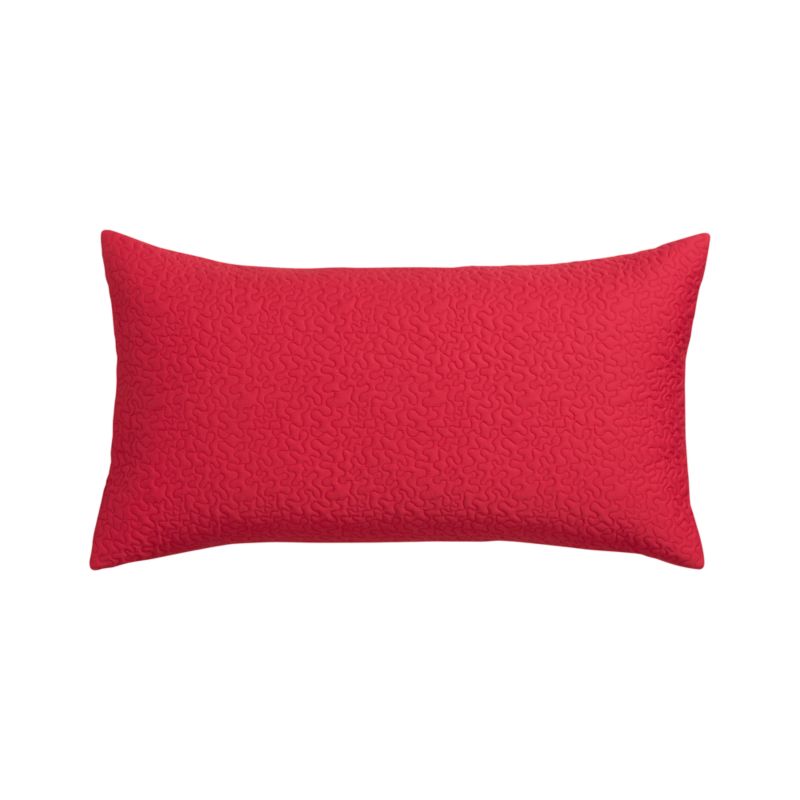 Loren Red King Sham
