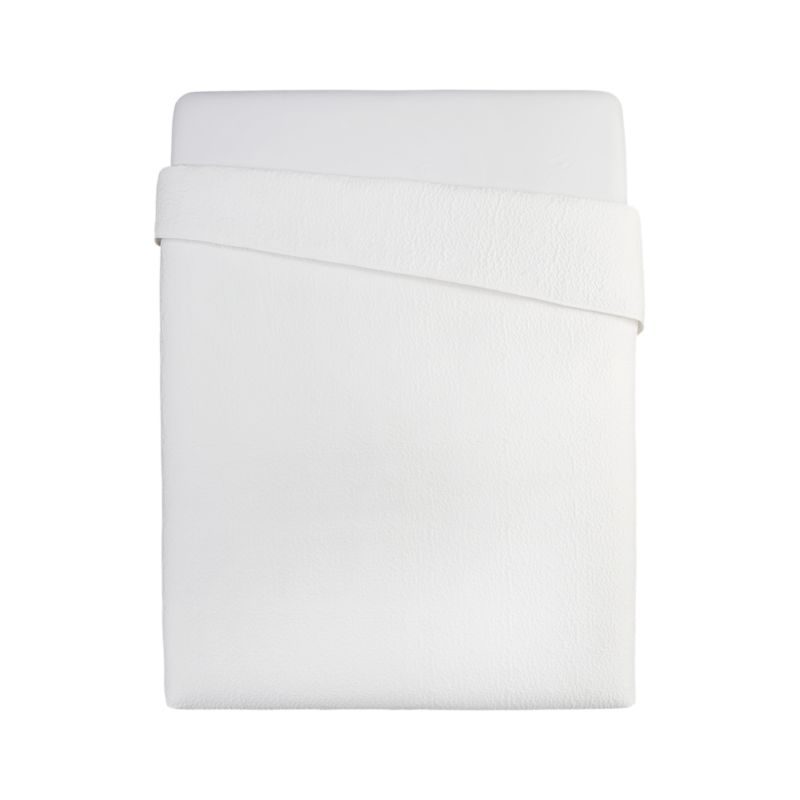 Loren White Full/Queen Coverlet