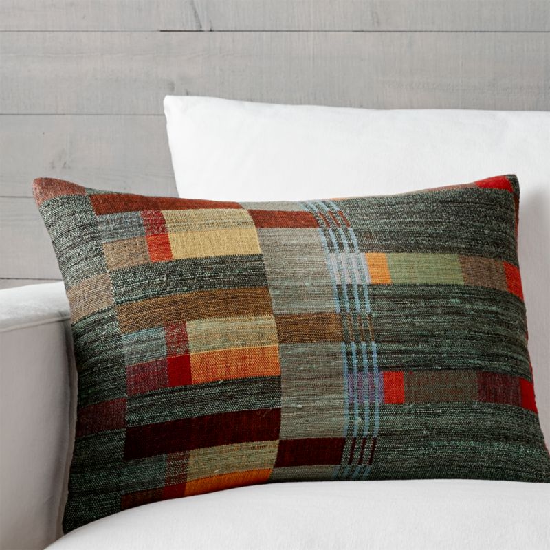 Lorna 22"x15" Pillow with FeatherDown Insert Crate and Barrel