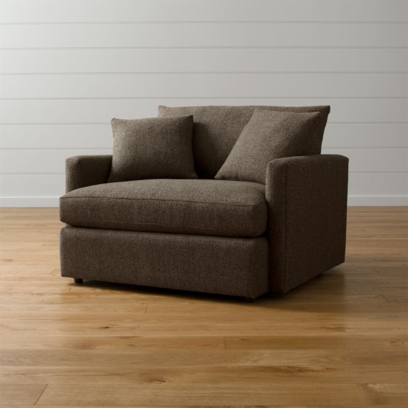 Lounge II Chair and a Half Taft Truffle Crate and Barrel