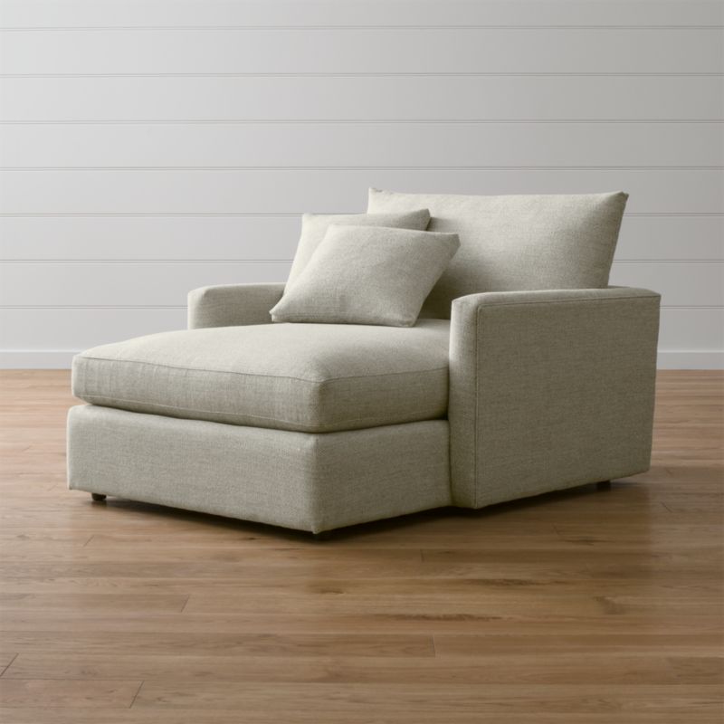 Lounge II Chair and a Half Chaise Lounge | Crate and Barrel