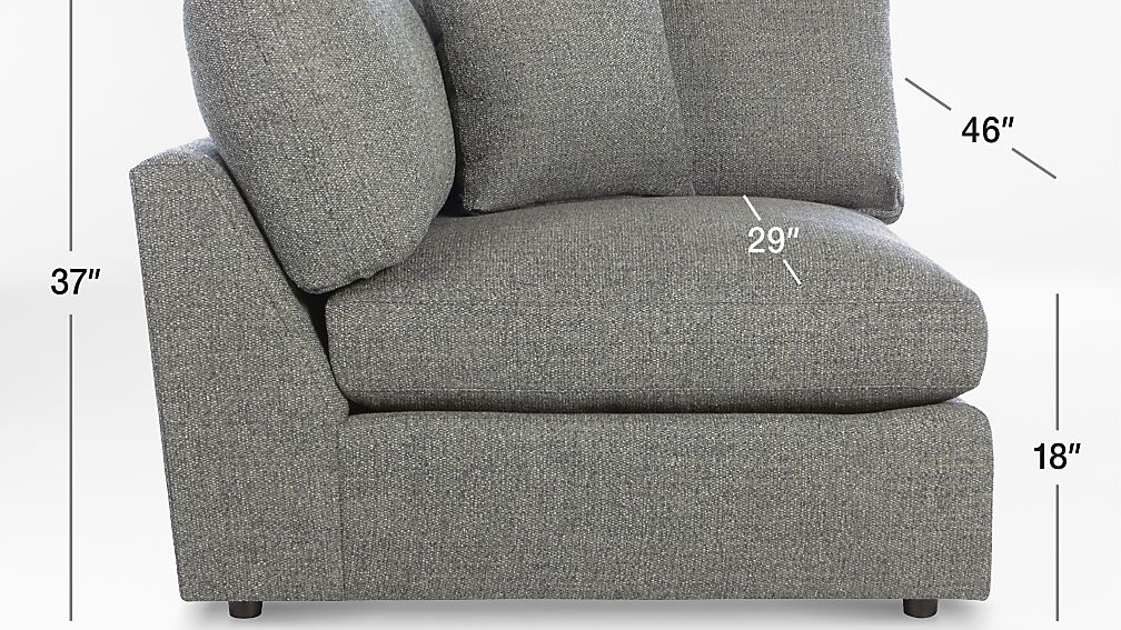 Lounge II Corner Chair Taft Steel Crate and Barrel