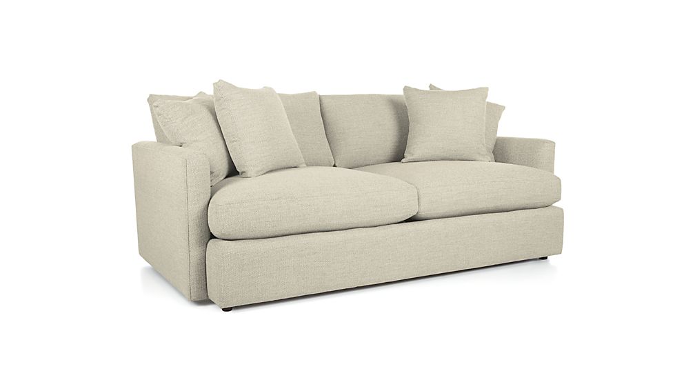 Lounge II 83" Sofa Taft Cement Crate and Barrel