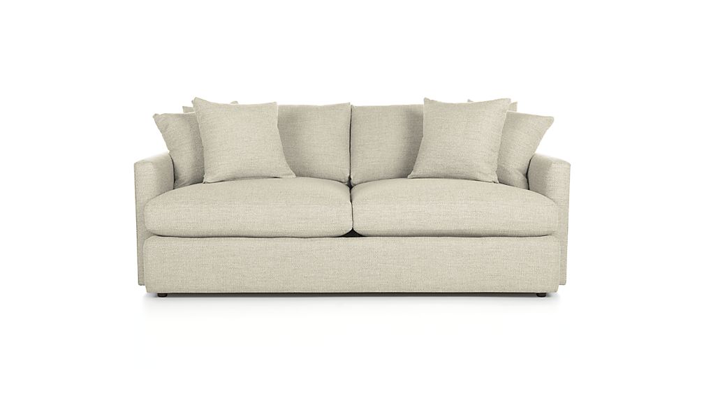 Lounge II 83" Sofa Taft Cement Crate and Barrel