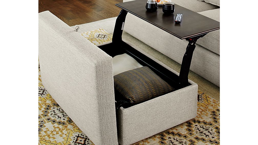 Lounge II 83" Sofa Taft Cement Crate and Barrel