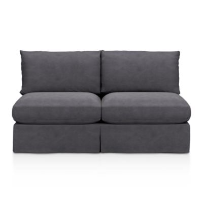 Slipcover Only for Lounge Sectional Armless Loveseat