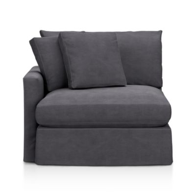 Lounge Slipcovered Left Arm Sectional Chair