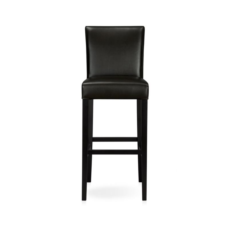 Lowe Onyx 30" Leather Barstool