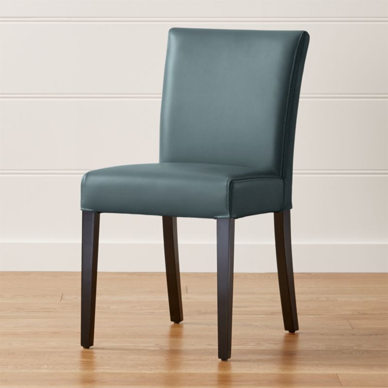 Lowe Ocean Leather Dining Chair | Crate and Barrel