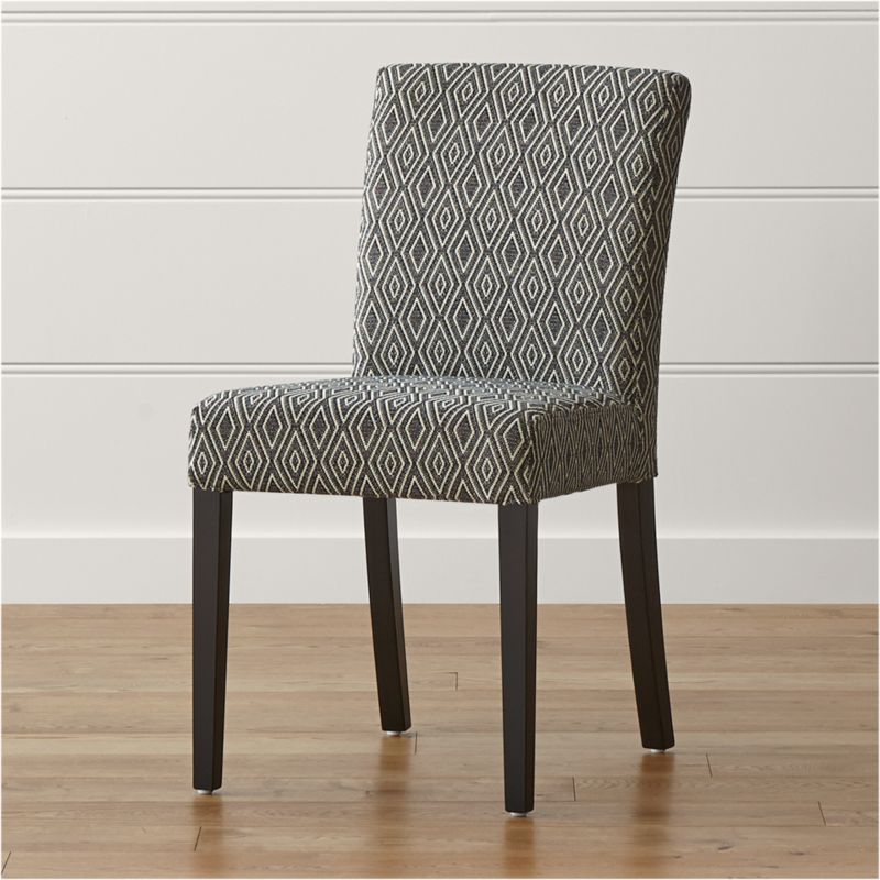 Lowe Diamond Upholstered Dining Chair | Crate and Barrel