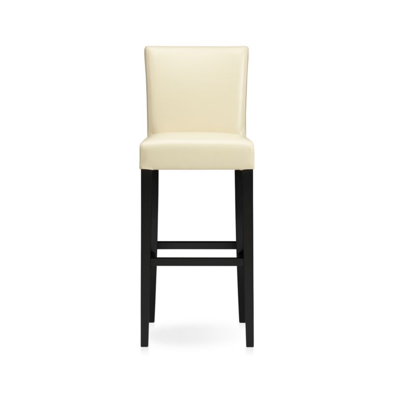 Lowe Ivory 30" Leather Barstool