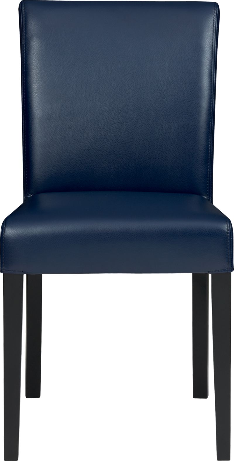 Lowe Indigo Leather Side Chair