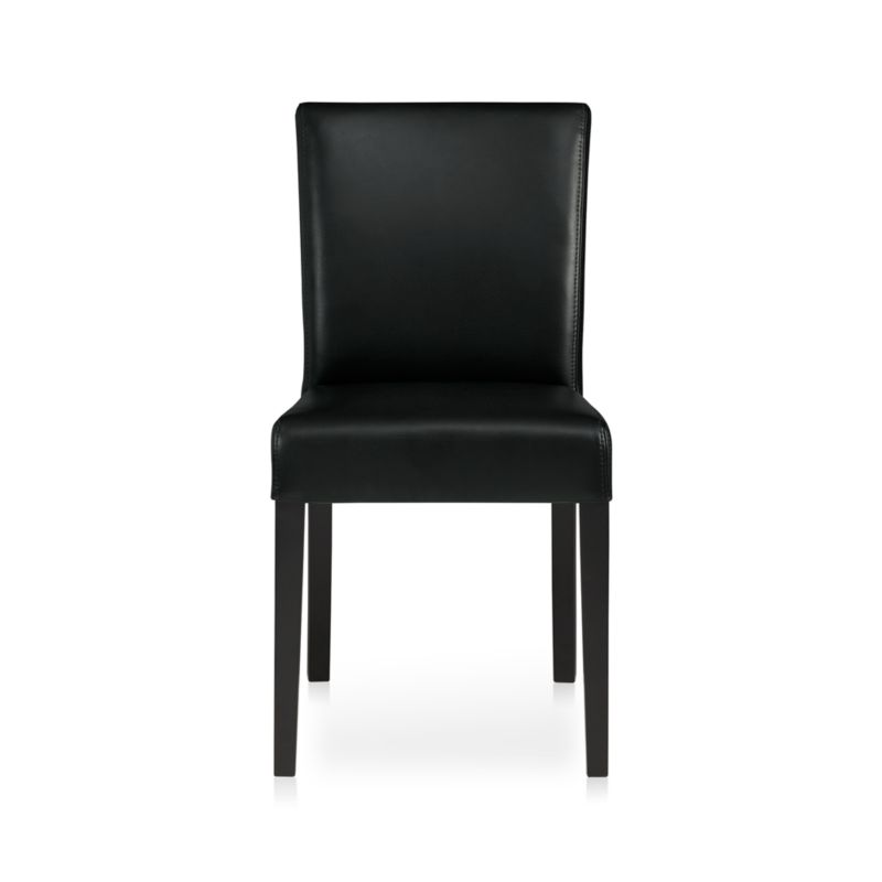 Lowe Onyx Leather Side Chair