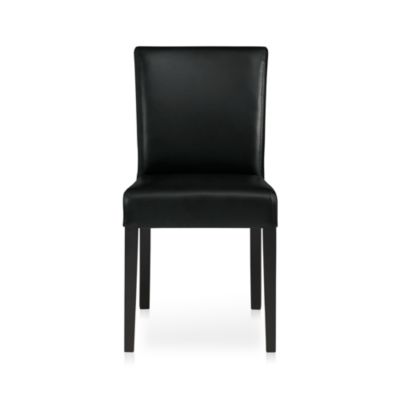 Lowe Onyx Leather Side Chair