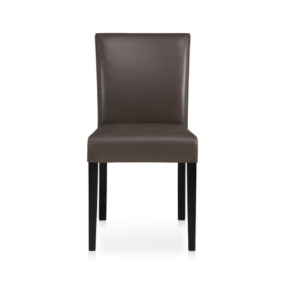 Lowe Smoke Leather Side Chair