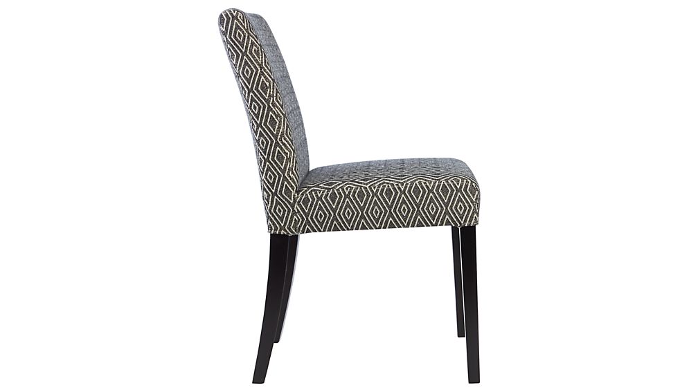 Lowe Diamond Upholstered Dining Chair Crate and Barrel