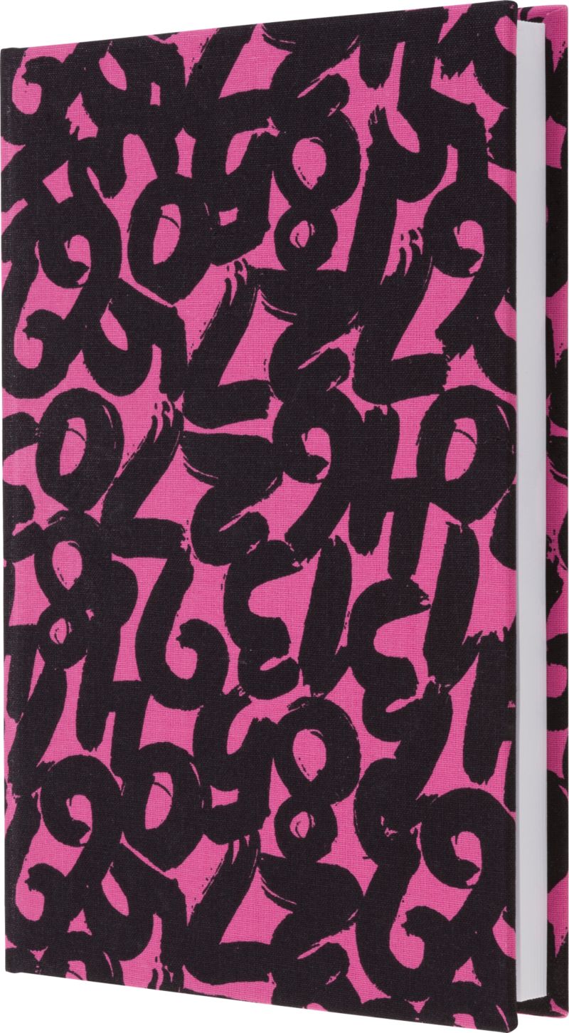 Marimekko Lukematon Black and Pink 4"x6" Notebook