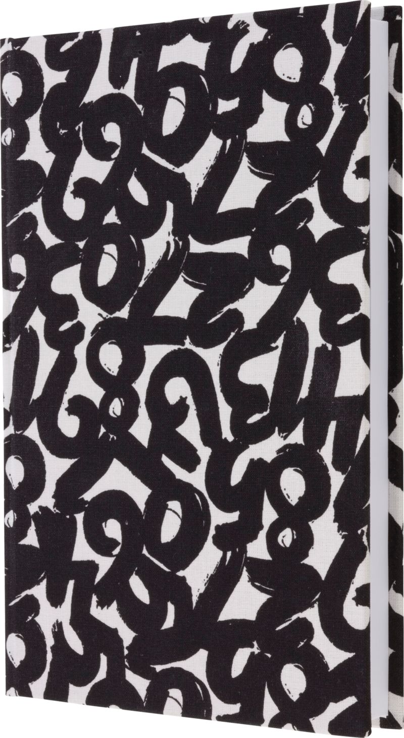 Marimekko Lukematon Black and White 4"x6" Notebook