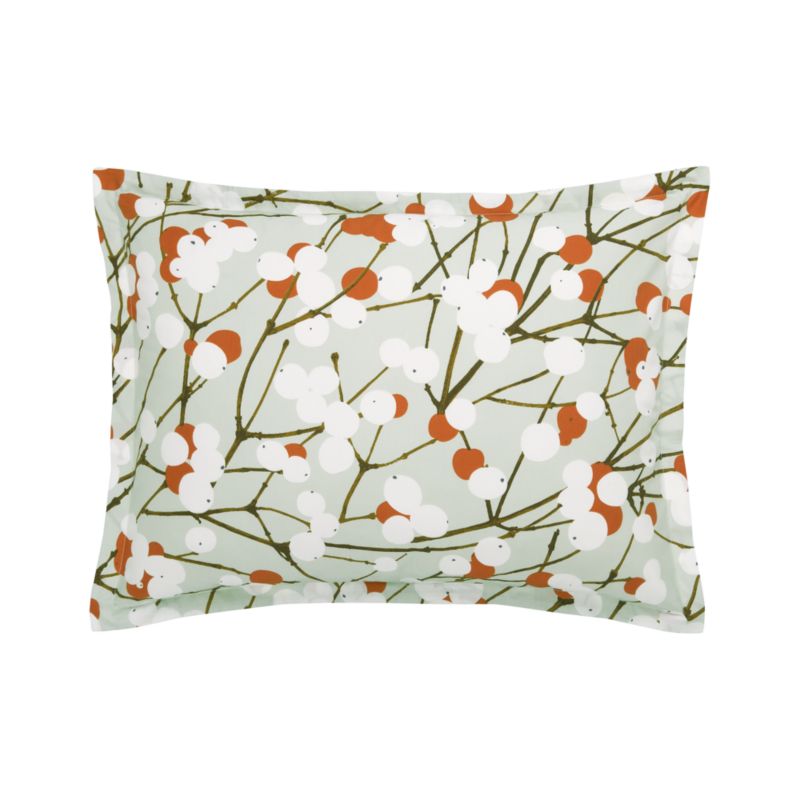 Marimekko Lumimarja Rust Standard Sham