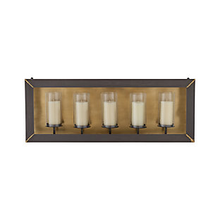 Crescent Metal Candle Holder | Crate and Barrel