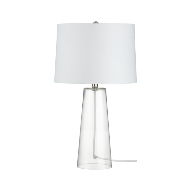 Mack with White Cord Table Lamp