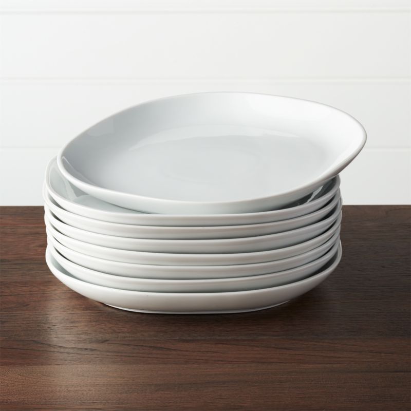 Set of 8 Maddie Dinner Plates Crate and Barrel