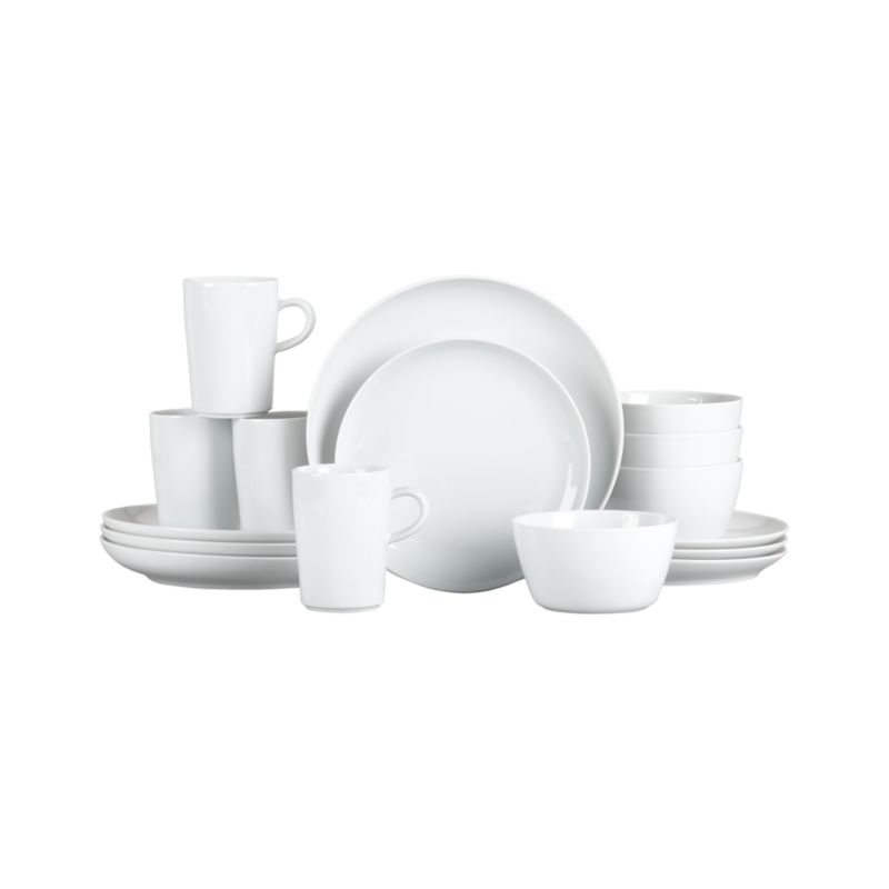 16-Piece Set: four 4-piece place settings.