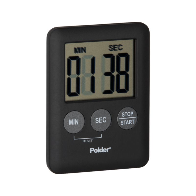 Mini Black Magnetic Digital Timer