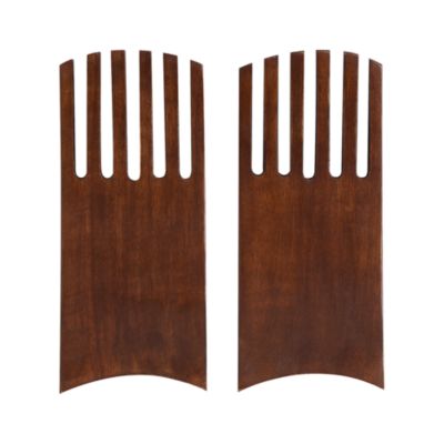 Set of 2 Mango Wood Salad Hands