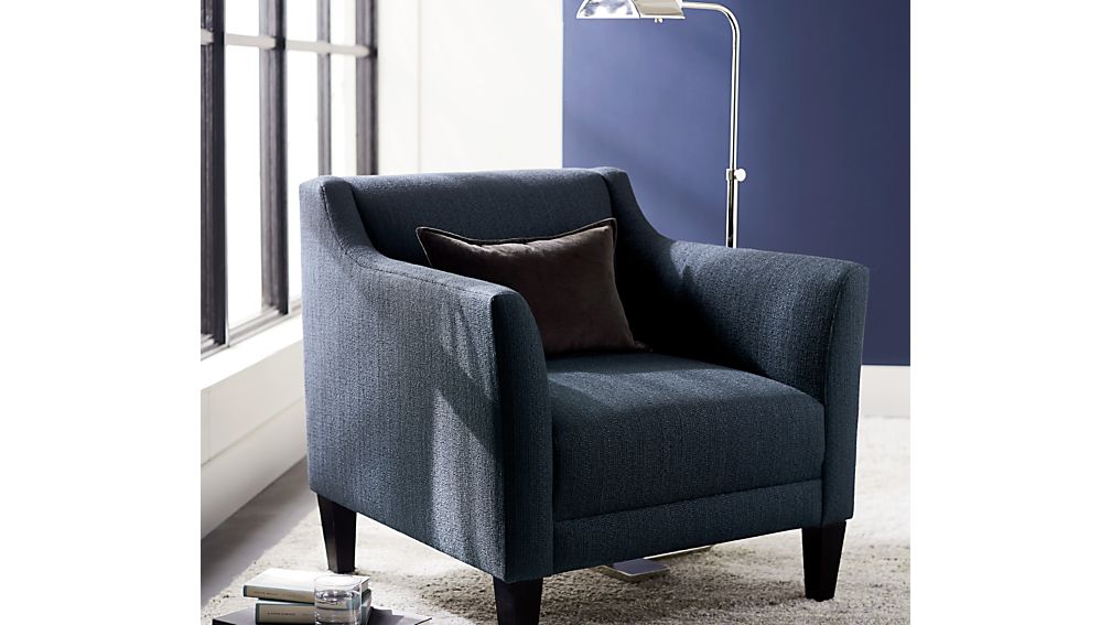 Margot Chair Fargo Midnight Crate and Barrel