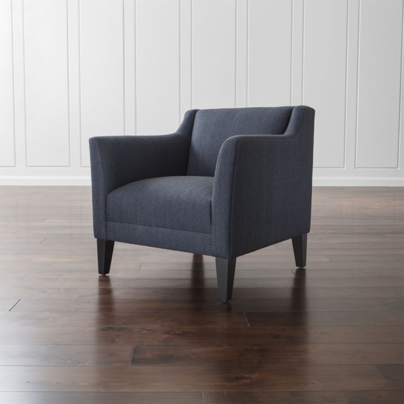 Margot Chair Fargo Midnight Crate and Barrel