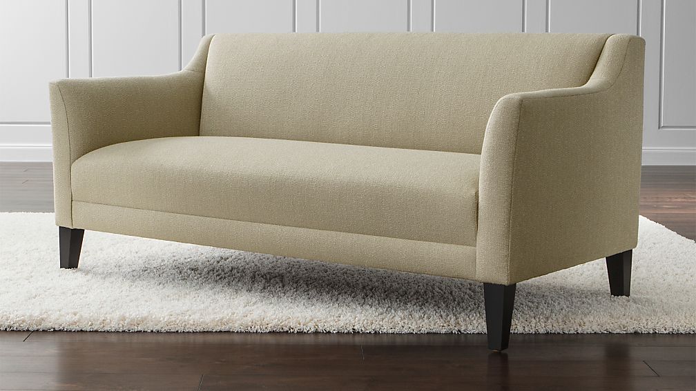 Margot Small Grey Couch Crate and Barrel