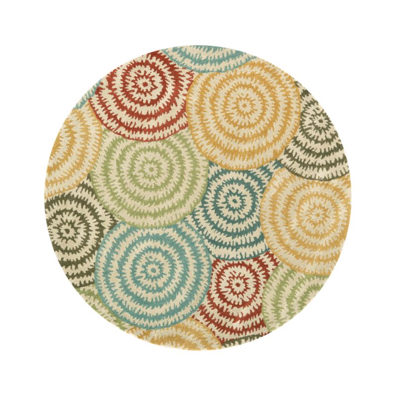 Mariah Multi 6' Round Rug